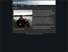 Tablet Screenshot of jmkaplon.com